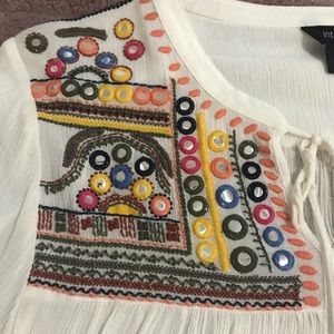 Embroidered Tunic Top